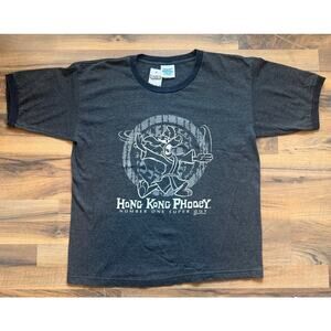 2003 Hong King Phooey gray black ringer Size Large